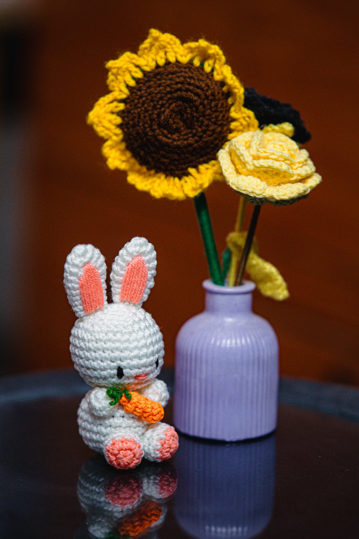 Featured handmade crochet character